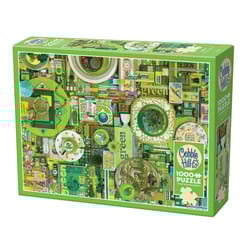 Cobble Hill Green Jigsaw Puzzle Green 1000 pc