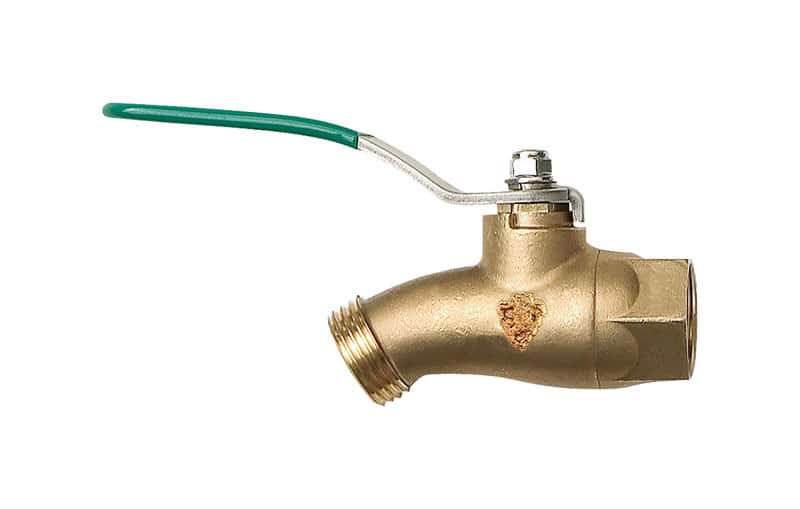 Arrowhead 1/2 in. FIP Hose Brass Ball Valve Hose Bibb Ace Hardware