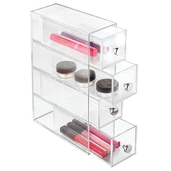 iDesign Clear Drawer 10 in. H X 2.75 in. W Stackable