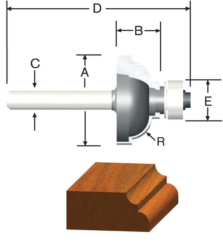 Vermont American 1-3/8 in. D X 3/8 in. X 2-5/16 in. L Carbide Tipped ...