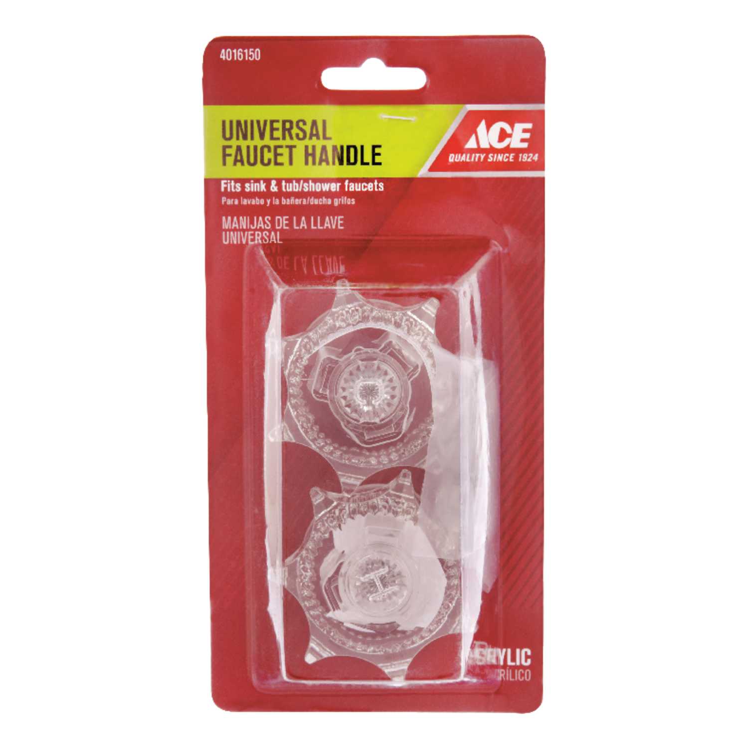 Ace Knob Lucite Clear Universal Faucet Handle Ace Hardware