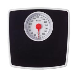 Taylor 330 lb Analog Bathroom Scale Black