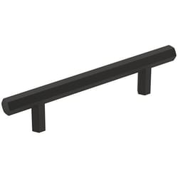 Amerock Caliber Contemporary Rectangle Cabinet Pull 3-3/4 in. Matte Black 1 pk