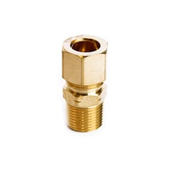 ATC 1/2 in. Compression in. X 3/8 in. D Male Brass Connector