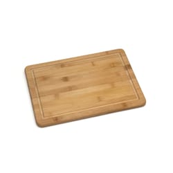 Lipper International 13.75 in. L X 9.75 in. W X 0.63 in. Bamboo Cutting Board