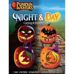 Pumpkin Masters Night and Day Carving & Decorating Kit 1 pk