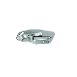 Gerber Kettlebell Gray 7CR17MOV Steel 6.2 in. Folding Knife