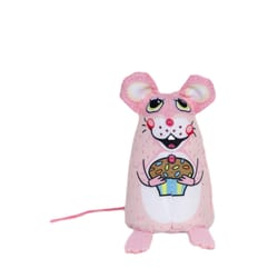 Fuzzu Sweet Baby Mice Multicolored Cupcake Mouse Catnip Toy One Size AWG 1 pk