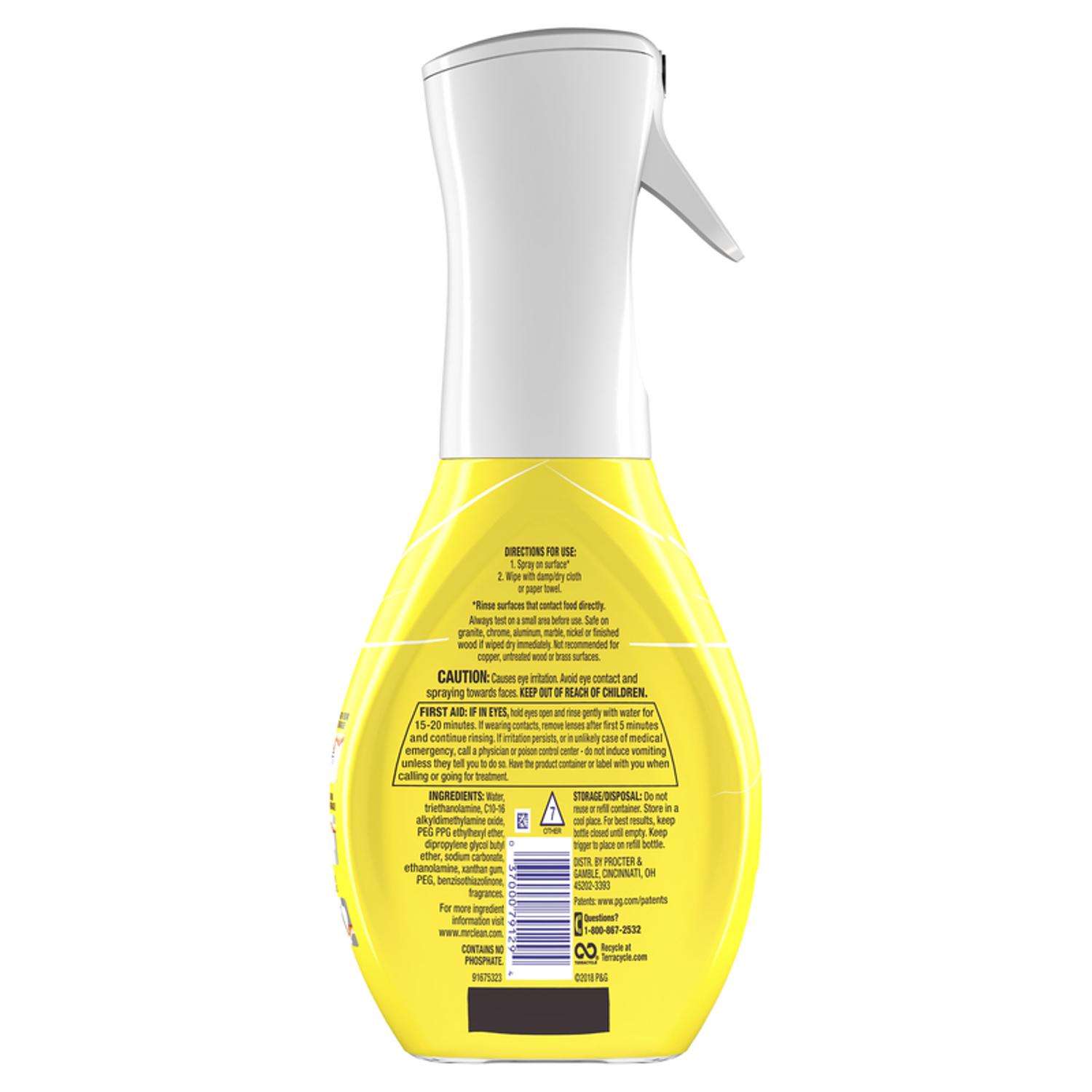 Mr. Clean Clean Freak Lemon Zest Deep Cleaning Mist Spray Refill, 16 Oz.