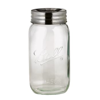 Nostalgic Clamp Lid Glass Mason Jar 8.5 Ounces 10 Count Box