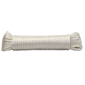 Koch 7/16 in. D x 100 ft. L Red/White Diamond Braided Polyester Rope