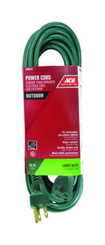 Ace Indoor or Outdoor 25 ft. L White Extension Cord 16/3 SJTWA - Ace  Hardware