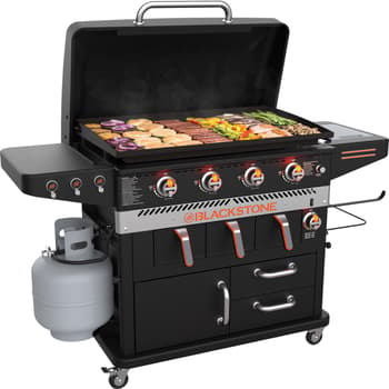 Blackstone 30 Culinary Griddle with Hood 2-Burner Liquid Propane Flat Top  Grill in the Flat Top Grills department at