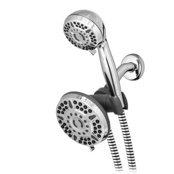 All Metal Shower Head with Hose and Articulated Bracket Holder in Polished  Chrome High Pressure Shower Head with 6 Ft Long Hose and Adjustable 2.5 GPM  Hand Shower in Full Metal 