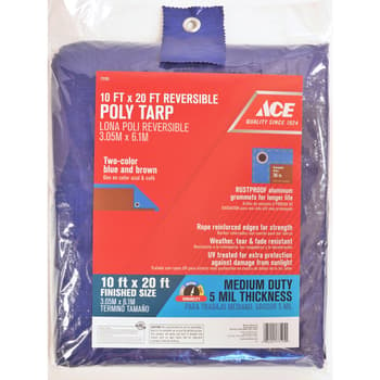 15 ft. 2 in. x 19 ft. 6 in. Blue All-Purpose Weather-Resistant Tarp