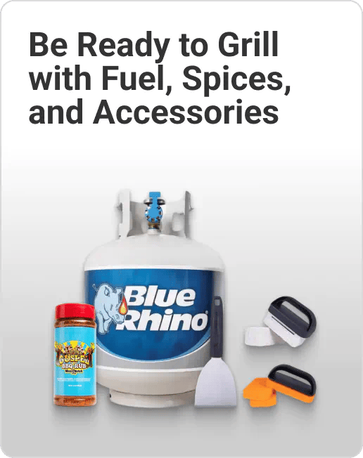 Be Ready to Grill with Fuel, Spices, and Accessories