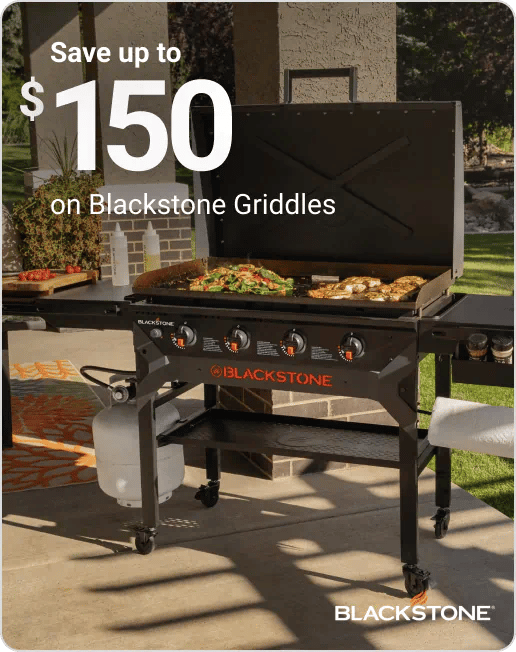 Save up to $150 on Blackstone Griddles