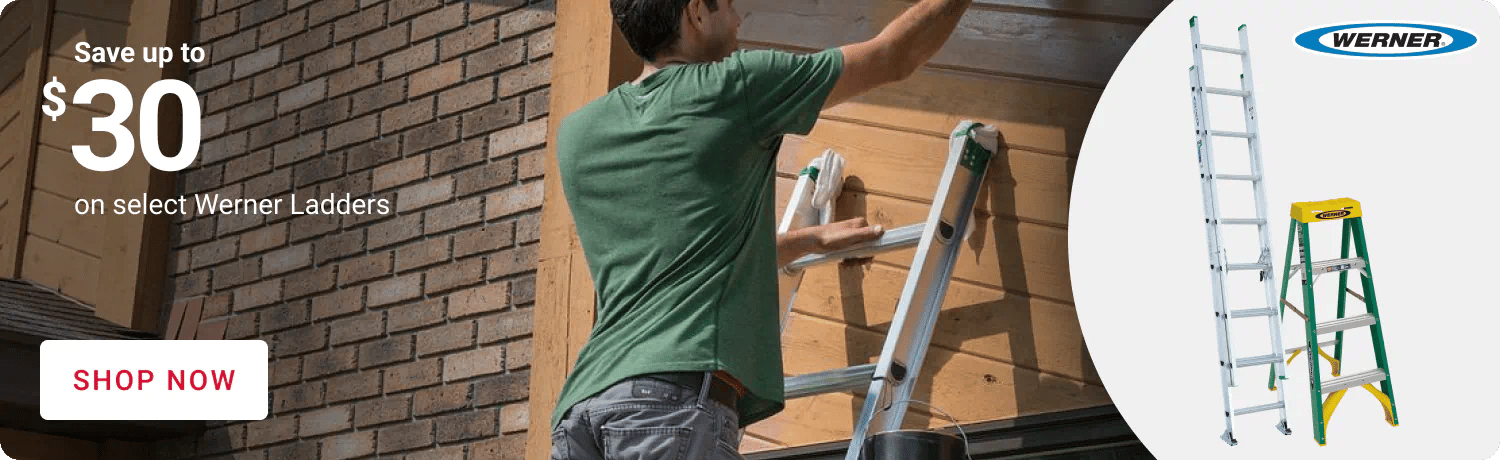 Save up to $30 on select Werner Ladders