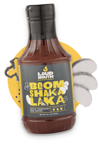 Loud Mouth BBQ Boom Shaka Laka Apple Habanero BBQ Sauce