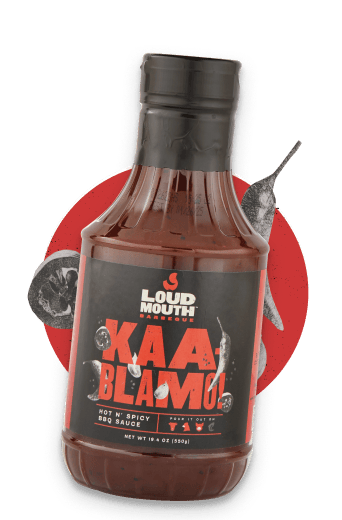 Loud Mouth BBQ Kaa-blamo! Hot n' Spicy BBQ Sauce