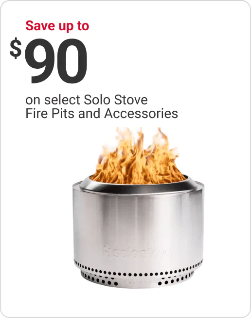 Save up to $90 on select Solo Stove Fire Pits and Accessories