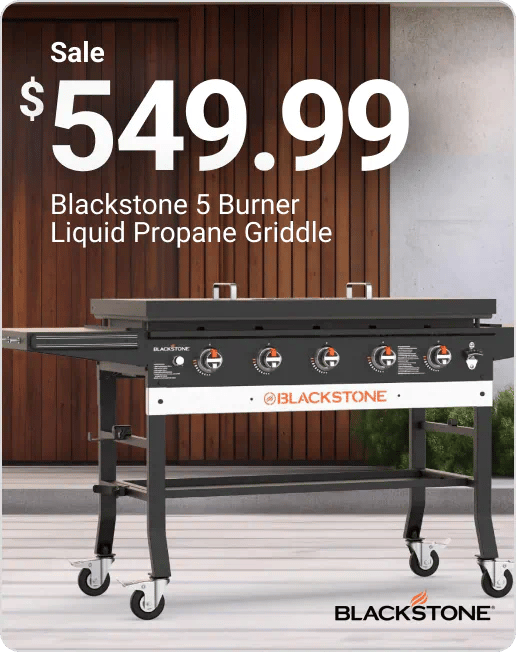 Sale $549.99 Blackstone 5 Burner Liquid Propane Griddle