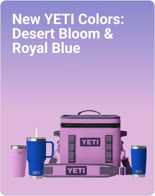 New YETI Colors: Desert Bloom & Royal Blue