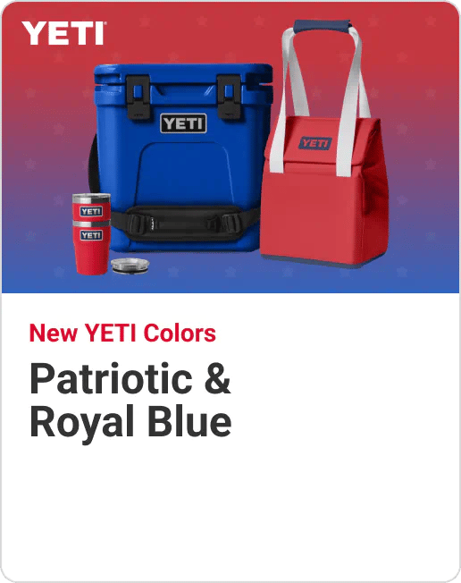 New YETI Colors, Patriotic & Royal Blue