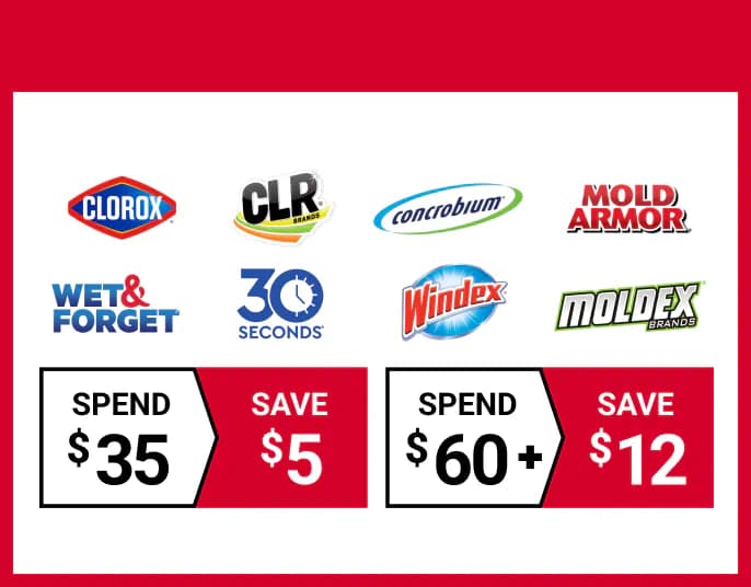 Buy More and Save on all Libman cleaning products. Spend $35, save $5. Spend $60+, save $12.