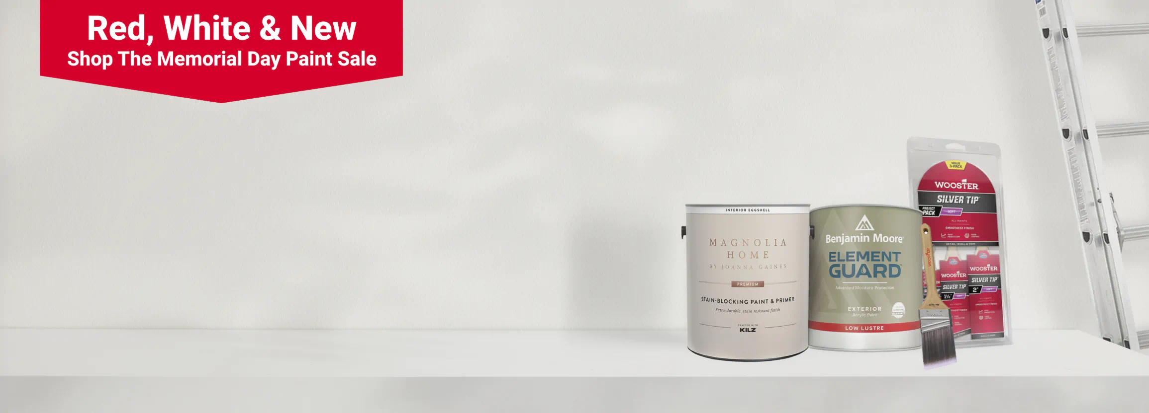 Save on paint and supplies