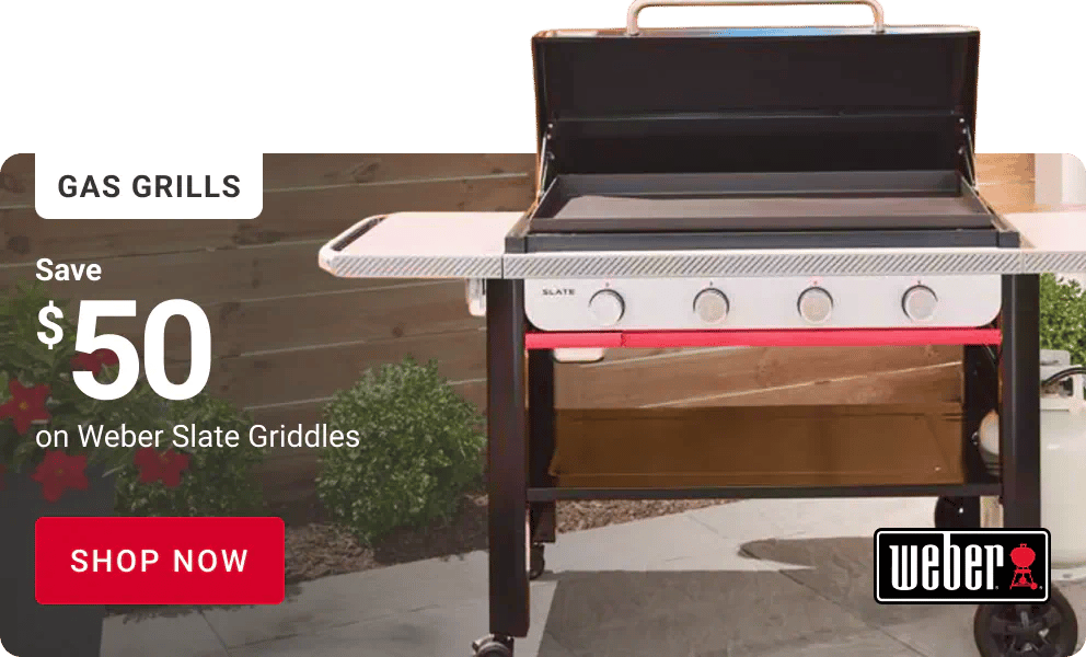 Save $50 on Weber Slate Griddles