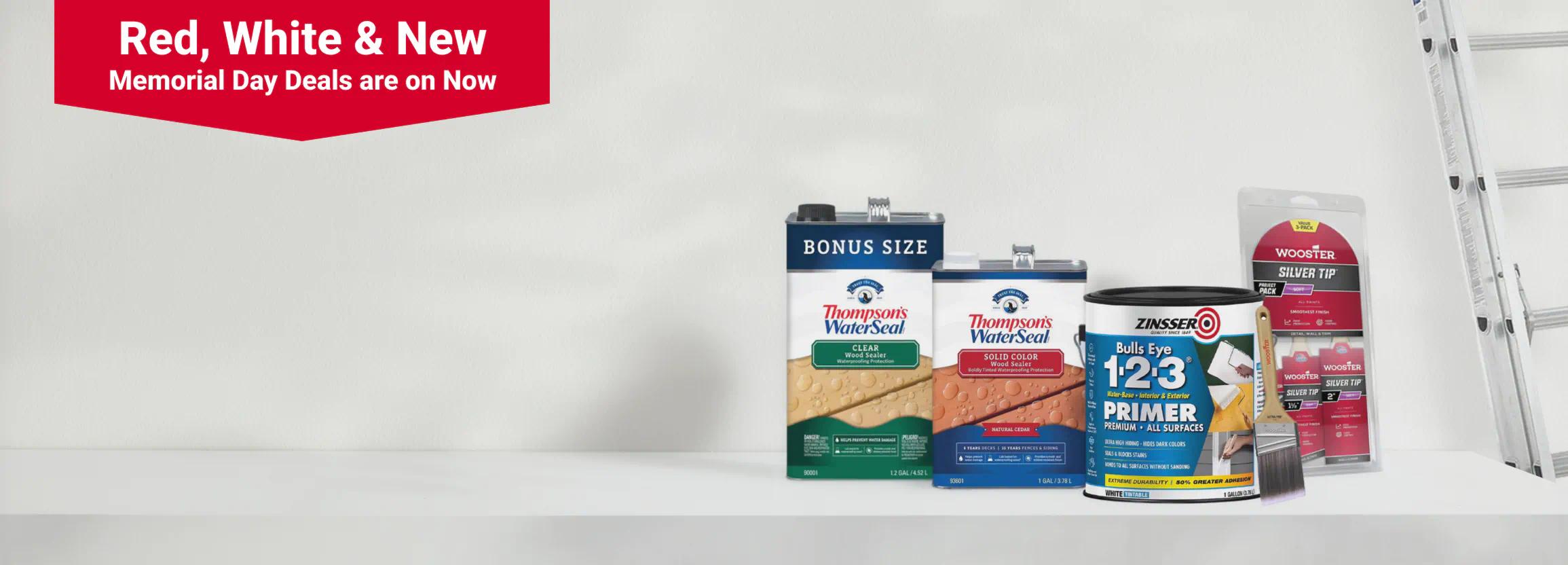 Save on paint and supplies