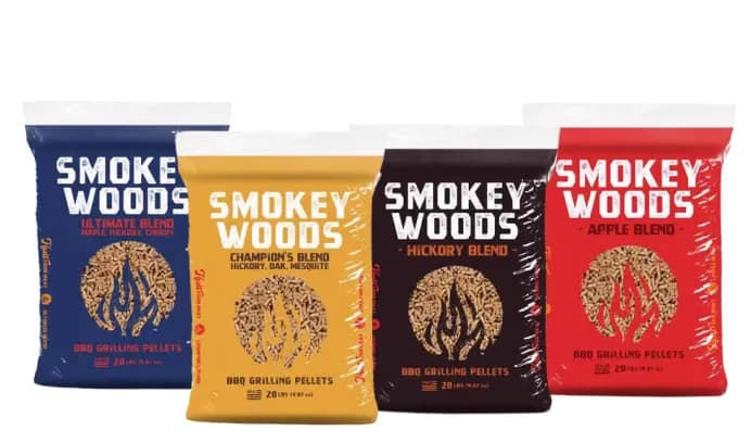 Buy 2, Save $5 on Smokey Woods BBQ Grilling Pellets