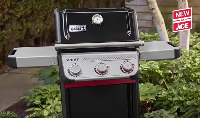 NEW at Ace! Grill Food that Tastes Better than Ever with NEW Weber Spirit Grills