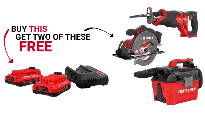 Craftsman V20 Battery & Charger Starter Kit