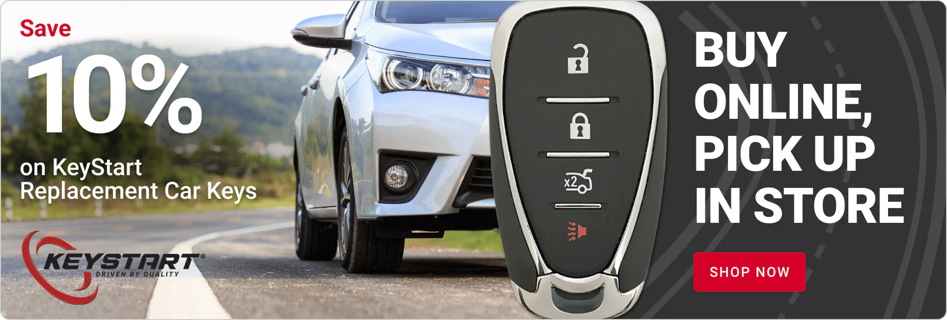 Save 10% on KeyStart Replacement Car Keys