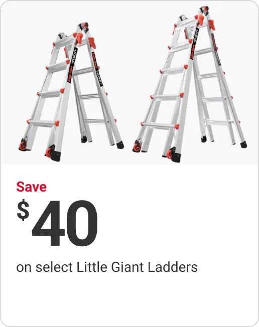 Save $40 on select Little Giant Ladders