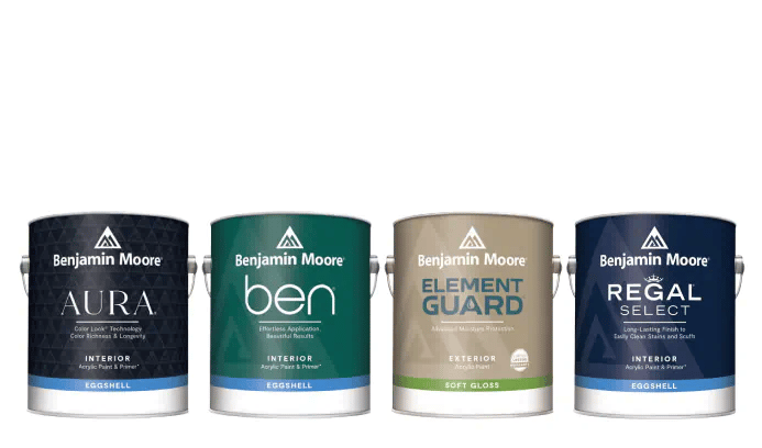 Benjamin Moore Interior and Exterior Paint Gallons