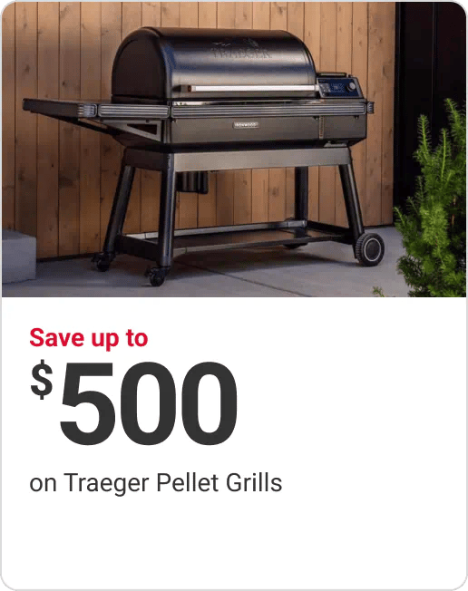Save up to $500 on Traeger Pellet Grills