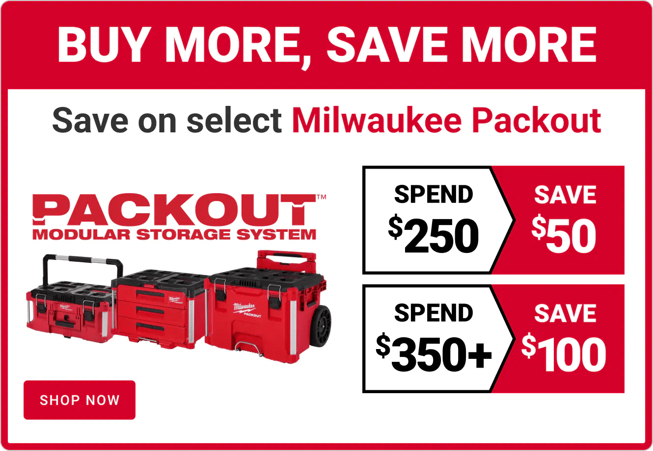 Buy More, Save More - Save on Select Milwaukee Packout
