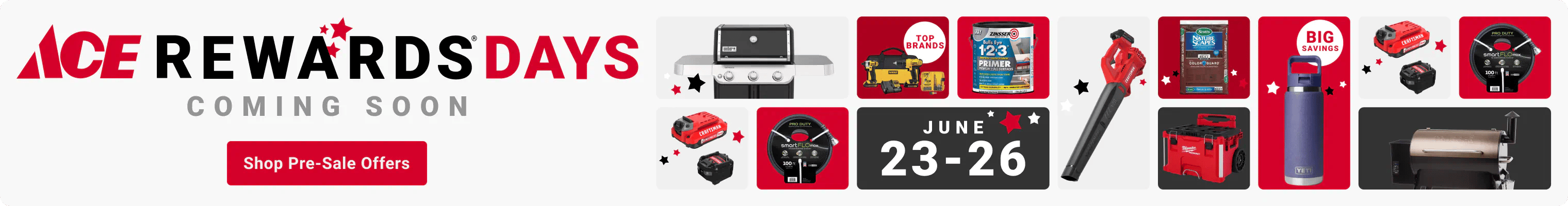 Ace Rewards Days Coming Soon June 23-26 - Sho Pre-Sale Offers
