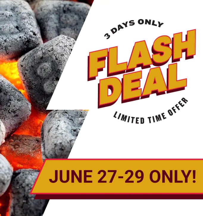 3 Days Only Flash Deal - June 27-29 Only!