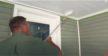 How to Paint a Porch Ceiling