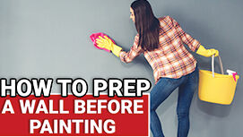 How To Prep A Wall Before Painting