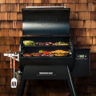 Traeger Ironwood 885 WiFi Wood Pellet Grill Black - Ace Hardware