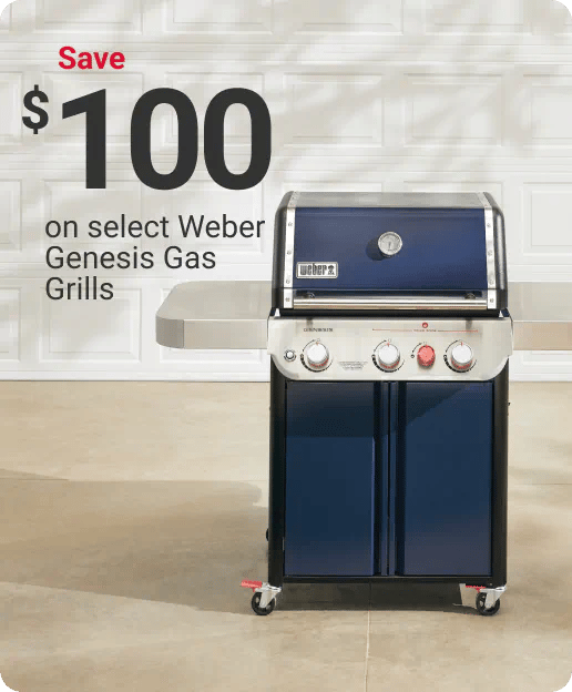 Save $100 on select Weber Genesis Gas Grills