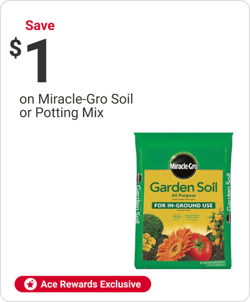 Save $1 on Miracle-Gro Soil or Potting Mix