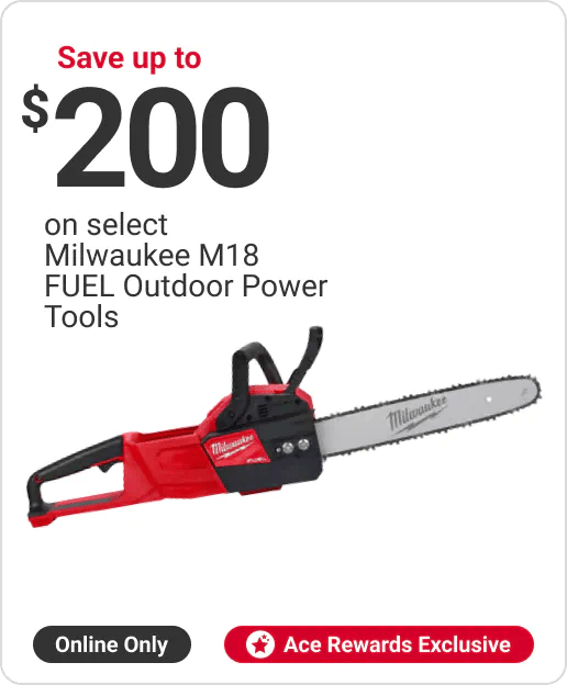 Save up to $200 on select Milwaukee M18 FUEL Outdoor Power Tools
