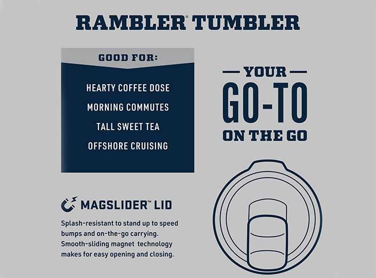 Yeti Rambler Tumbler 30oz Tahoe Blue - TackleDirect