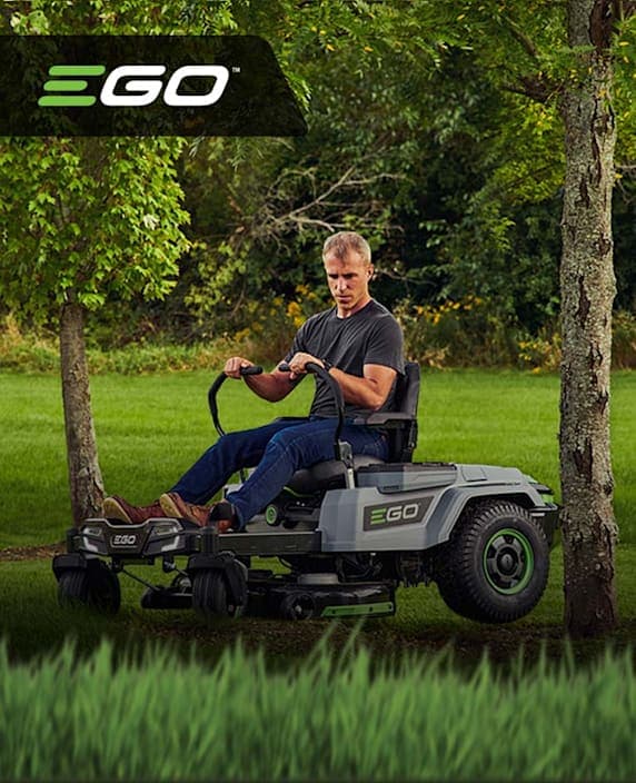 EGO POWER+ 52-in Zero Turn Electric Lawn Tractor - 56-Volt/12-Ah ARC  Lithium Batteries - 1600 W Charger ZT5207L